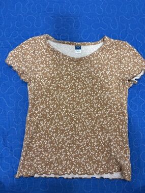 Old Navy Girls XL Floral Shirt Fitted